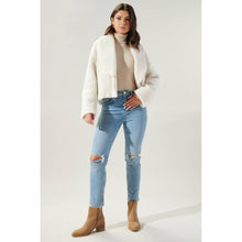Load image into Gallery viewer, Samantha Sherpa Cropped Jacket
