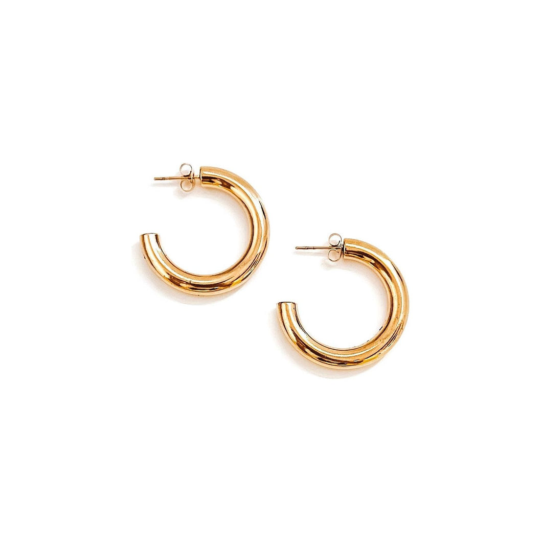 Ethel Gold Hoop Earrings
