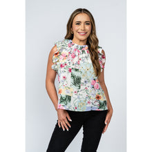 Load image into Gallery viewer, Kirsten Floral Ruffled Top
