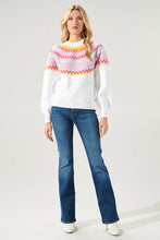 Load image into Gallery viewer, The Drake Fair Isle Pastel Sweater
