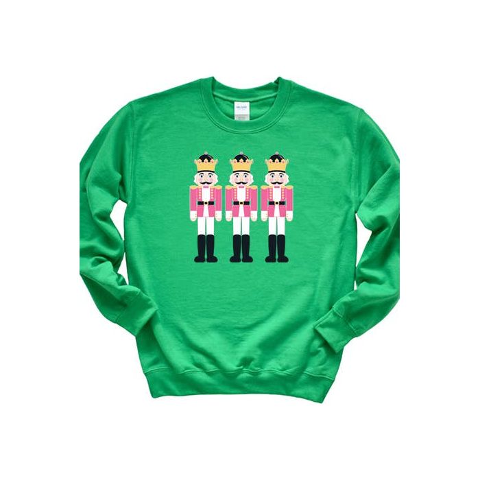 Preppy Green Nutcracker Sweatshirt