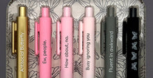Load image into Gallery viewer, Antisocial Butterfly Quotable Gel Pen Set
