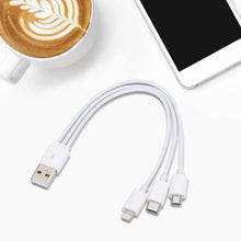 Load image into Gallery viewer, 3-in-1 Charging Cable - White Mini

