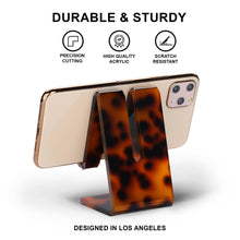 Load image into Gallery viewer, Acrylic Phone Stand Leopard
