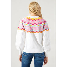 Load image into Gallery viewer, The Drake Fair Isle Pastel Sweater
