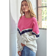 Load image into Gallery viewer, The Grace Pink Chevron Sweater

