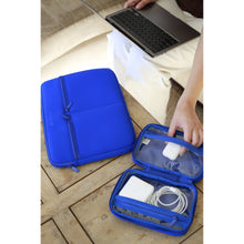 Load image into Gallery viewer, Royal Blue Tech Cords Carrying Case
