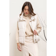 Load image into Gallery viewer, Jenna Ivory Puffer Vest
