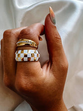Load image into Gallery viewer, Ronnie Checkered Ring
