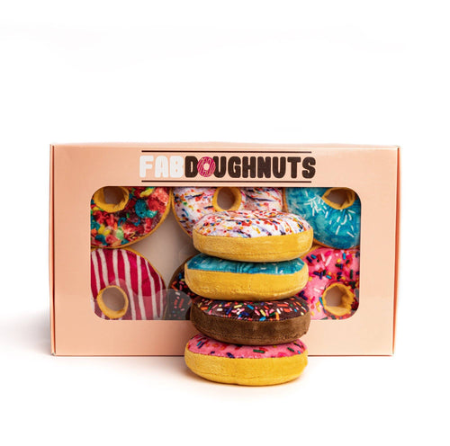 Box of Doughnuts Squeaky Dog Toy - FOX Avenue