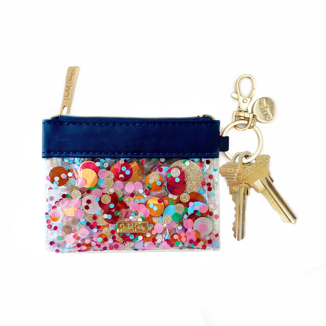 Packed Party - Essentials Confetti Mini Wallet Keychain - FOX Avenue