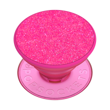 Load image into Gallery viewer, PopSockets Phone Grip Sparkle Hyper Pink
