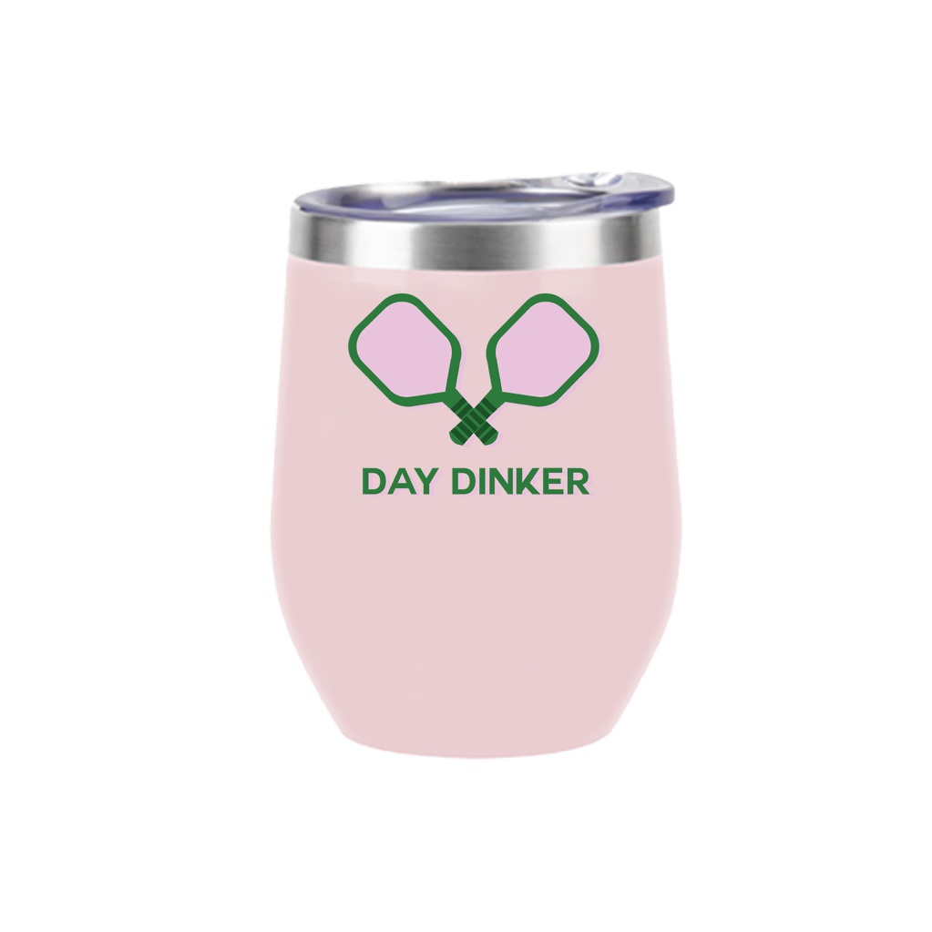 Insulated Wine Tumbler Pink