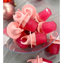 Load image into Gallery viewer, Pink Watermelon Ring Pop Glitter Gloss
