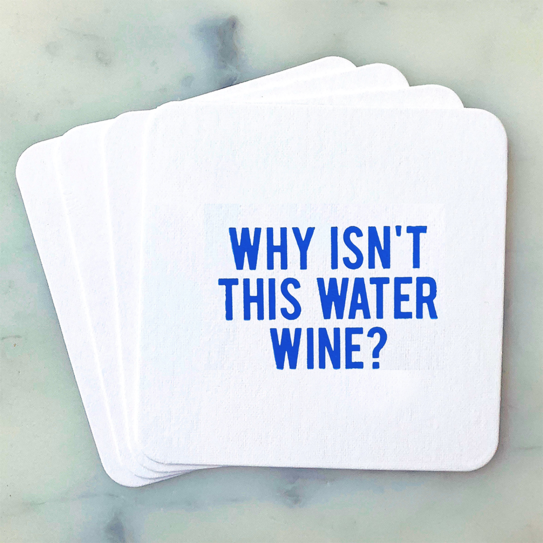 SippingTHIS - Why Isn't This Water Wine Coasters - FOX Avenue