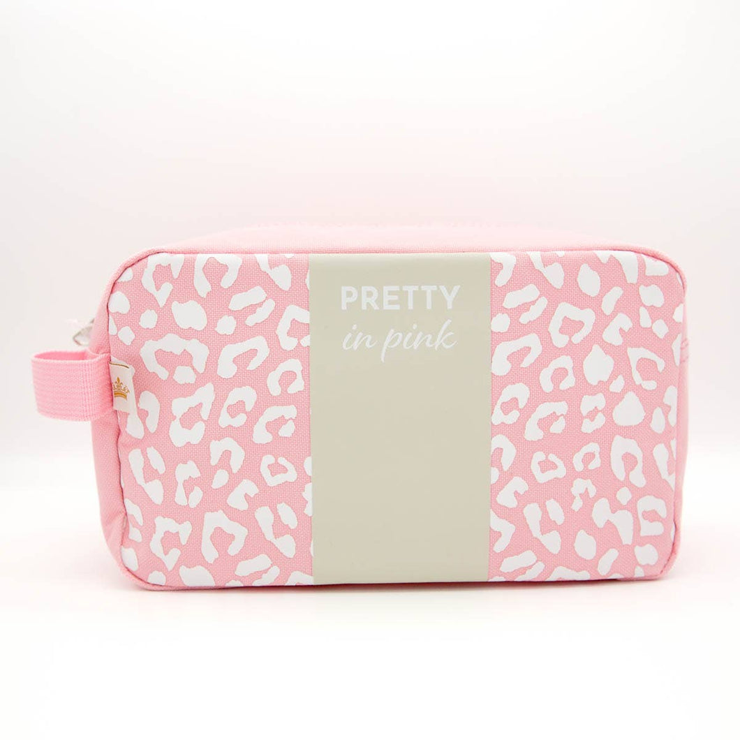 Pretty in Pink Cosmetic Bag 10x6x4 - FOX Avenue