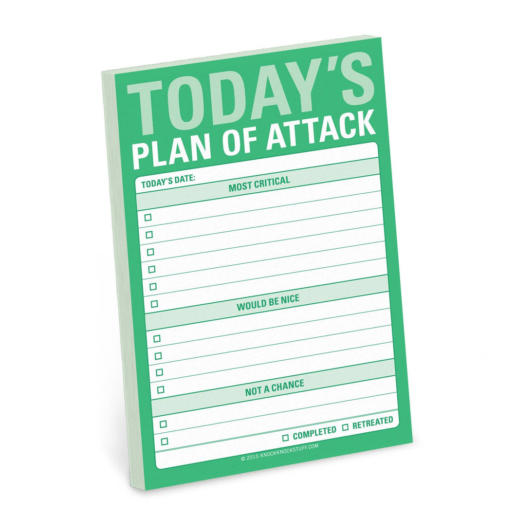 Today's Plan of Attack Great Big Sticky Notes - FOX Avenue