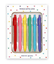 Load image into Gallery viewer, Whole Lotta Love Quotable Gel Pen Set
