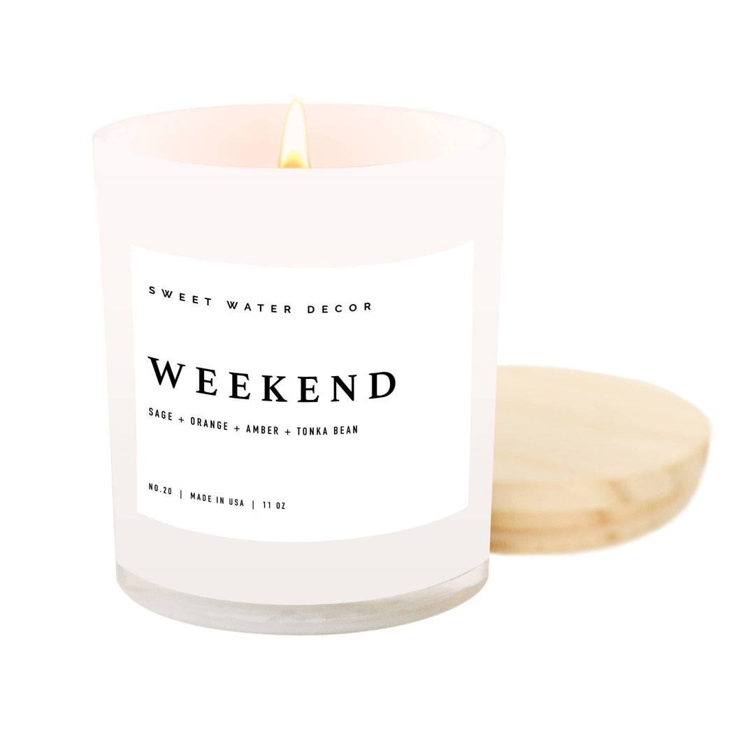 Weekend 11 oz Soy Candle - Home Decor & Gifts - FOX Avenue