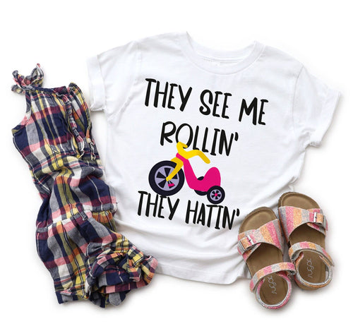 They See Me Rollin Toddler Tee - FOX Avenue
