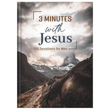 Load image into Gallery viewer, 3 Minutes with Jesus: 180 Devotions for Men
