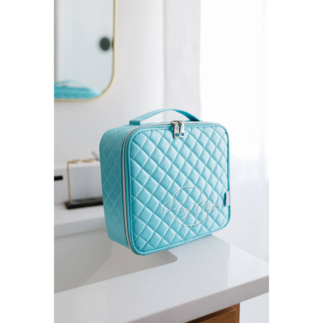 Mega Makeup Case Tiffany Blue