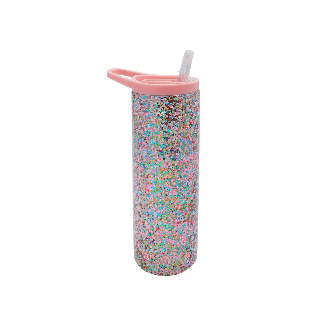 Packed Party - More Sparkle Stainless Sipper Tumbler with Straw - FOX Avenue