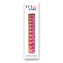 Load image into Gallery viewer, Pink Chrome | Bright Pink Mirror Chrome Press-On Nails Set - FOX Avenue
