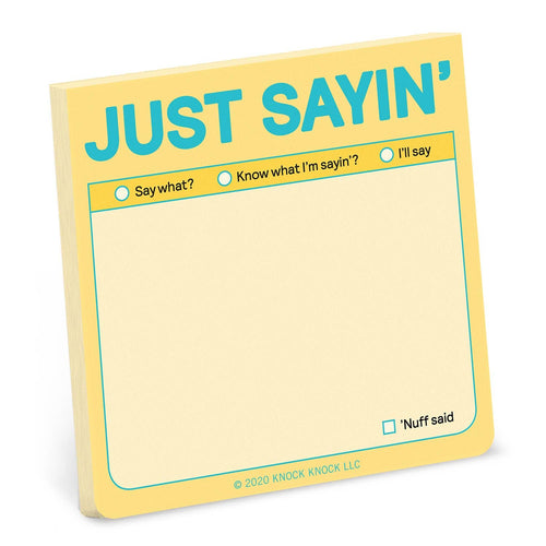 Just Sayin’ Sticky Note (Pastel Version) - FOX Avenue