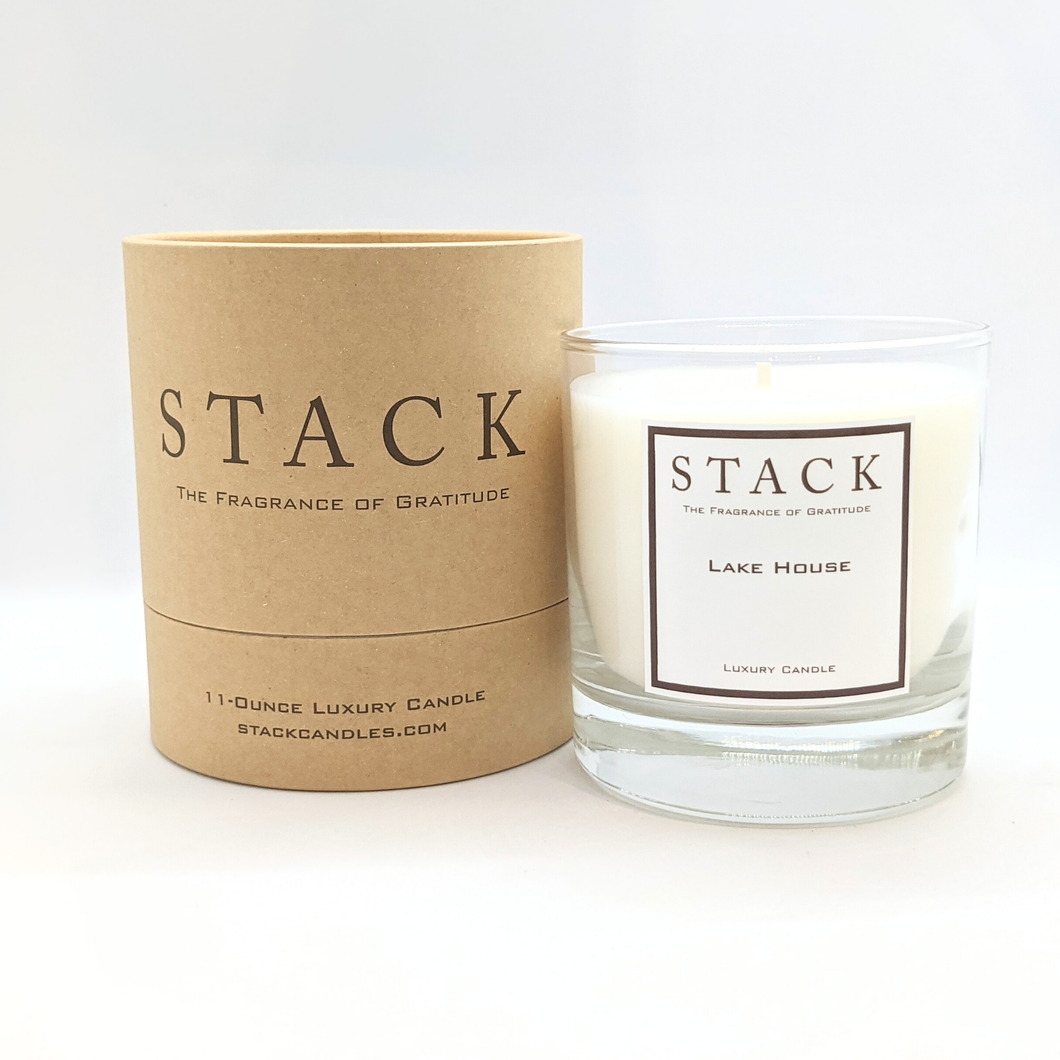 STACK The Fragrance of Gratitude - Lake House Candle - FOX Avenue