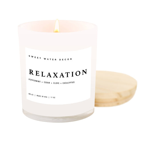 Relaxation 11 oz Soy Candle - Home Decor & Gifts - FOX Avenue