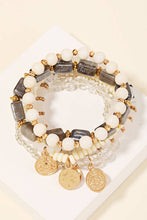 Load image into Gallery viewer, Onyx Beaded Style Bracelet Set
